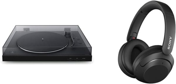 Sony PS-LX310BT Belt Drive Turntable: Fully Automatic Wireless Vinyl Record Player with Bluetooth and USB Output Black