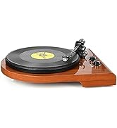 Record Player Turntable with Double Bluetooth Connectivity and Build in Preamp,AT-3600L Cartridge...