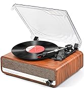 Vinyl Record Player with Upgraded Speakers Needle Pressure Adjustment,Vintage Turntable for Vinyl...