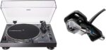 Audio-Technica AT-LP120XUSB-BK Direct-Drive Turntable (Analog & USB), Fully Manual, Hi-Fi, 3 Speed, Convert Vinyl to Digital, Anti-Skate and Variable Pitch Control Black